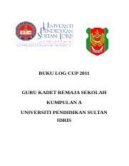 Tengku ampuan afzan, pahang alamat : D20172080497 Muhammad Adam Buku Log Krs Buku Log Cup 2011 Guru Kadet Remaja Sekolah Kumpulan A Universiti Pendidikan Sultan Idris Biodata Course Hero