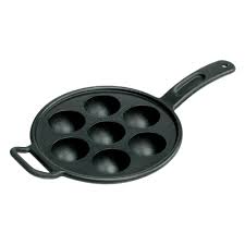 Lodge Pro Logic P7a3 7 Impression 1 35 Oz Pre Seasoned Cast Iron Aebleskiver Pan 9 X 15 7 8 Aebleskiver Pan Aebleskiver Ebelskivers