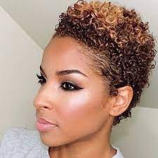For this babe wore it in weave colored with brown and light brown highlights featuring on small areas around the entire hair to make if look fabulous. Black Very Short Curly Haircuts Novocom Top