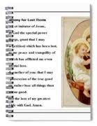 And few minutes after, the item has been found. Prayer To St Anthony For Lost Items Spiral Notebook For Sale By Barbara Griffin