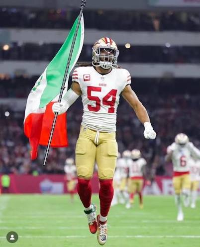 49ers linebacker Fred Warner representing Mexico at the World Cup 🇲🇽