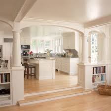 white kitchen and breakfast room with