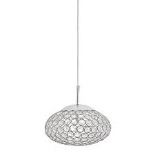 Kichler Krystal Ice Chrome Traditional Crystal Globe Pendant Light In The Pendant Lighting Department At Lowes Com