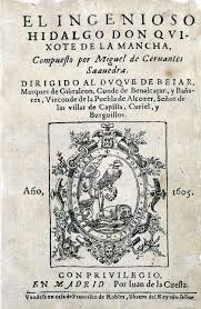 16 DE ENERO DE 1605Primera edición de El Quijote - Acami
