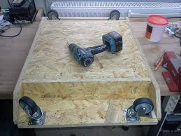 Rollbrett Tischkreissage Tieflader Selber Bauen Selber Machen Bauanleitung Niederflur Rollen Osb Flachdubel Fla Tischkreissage Rollbrett Selber Bauen