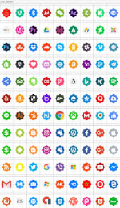Download Font Icons Color Ttf Otf 108 Icons Elharrak Fonts Download Fonts Social Media Icons Free Social Media Banner