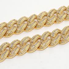 We did not find results for: Iced Out Cuban Link Chain With Baguette Stones Bijouterie Gonin