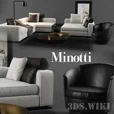 Find here furniture sofa, sofa manufacturers, suppliers & exporters in india. Sofa Armchair Table By Minotti Download 3d Model 3ds Wiki