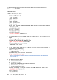 Contoh format administrasi sarana dan prasarana. 2