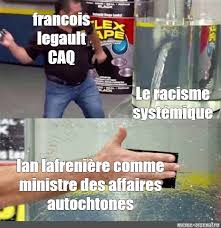 He has been leader of the coalition avenir québec (caq) party since its founding in 2011. Somics Meme Francois Legault Caq Le Racisme Systemique Ian Lafreniere Comme Ministre Des Affaires Autochtones Comics Meme Arsenal Com
