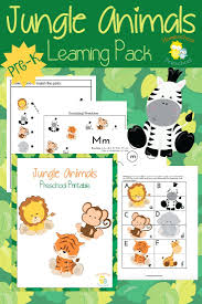 Teach Preschool With Free Jungle Animal Printables Jungle Animals Preschool Jungle Preschool Themes Preschool Jungle