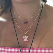 Melek Ve Balik Kolye Bozcaada Mervecerit Miyuki Handmade Taki Yapma Boncuk Suslu Takilar Boncuk Kolyeler