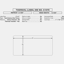 Custom 14 14 X 14 Thermal Transfer Rx Label Form C14