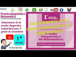 Maybe you would like to learn more about one of these? Aprendo En Casa Solucionario De La Prueba De Diagnostico Matematica 1Âº Secundaria Parte 2 Youtube