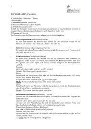 Sehr, recht, ungemein, weitaus, einigermaßen. A Veranderbare Flektierbare Worter Der Lehrerfreund