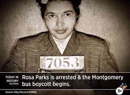60 Years Ago Today Rosa Parks Was Arrested For Refusing To Give Up Her Bus Seat To A White Man In Montgomery Rosa Parks Women In History High Contrast Images