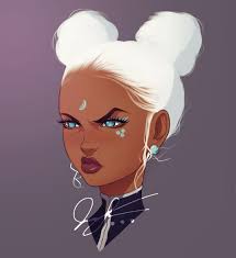 1 164 Likes 14 Comments J Dilla Jayel96 On Instagram Mean Mug Had This Drawing Of One Of My Comic Characters Layin Black Artwork Female Art Cute Art