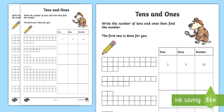 These worksheets are appropriate for second grade math. Tens And Units Worksheet Worksheet Teacher Made