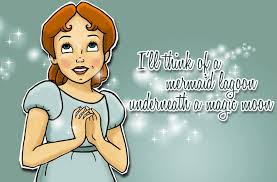 Wendy Darling Peter Pan And Tinkerbell Disney Art Peter Pan