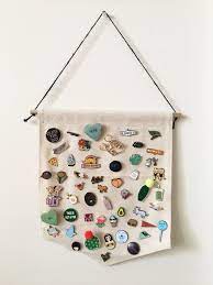 Enamel Pin Display Banner Multiple Sizes Badge Display Etsy Crafts Enamel Pin Display Room Diy