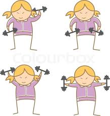 .illustration skinny abs workouts for teens fitness motivation pictures workout pictures. Cartoon Character Of Woman Posing Stock Vector Colourbox