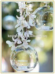 Hanging glass vase globe tealight candle holder 10cm. Hanging Glass Candle Holder For Outdoor Wedding Decor Glass Hanging Tealight Holder Lantern Hanging Glass Lighting