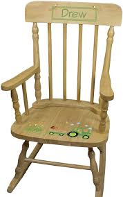 🙂 i'm visiting from inspire me monday. Amazon Com Personalized Child S Wood Tractor Rocking Chair Kitchen Dining