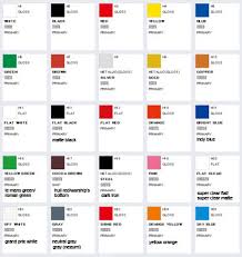 gsi creos aqueous hobby color unofficial color chart