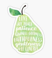 Pegatinas Fruit Of The Spirit Spirit Drawing Bubble Stickers