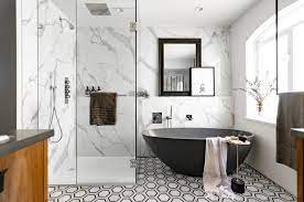 Luxurious bathrooms with curved tubs. Eight Residential Bathroom Design Trends For 2021