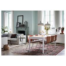 Extending dining table seats 10. Ekedalen White Extendable Table Min Length 180 Cm Ikea