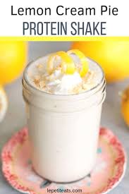 Herbalife shake and herbalife products are manufactured by herbalife nutrition ltd which is an american multinational health and nutritional company with its headquarters in los angeles, california. Lemon Cream Pie Vegan Protein Shake Recipe Le Petit Eats