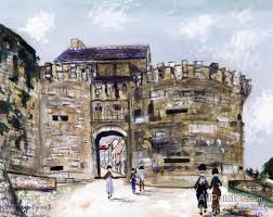 Maurice Utrillo La Porte Neuve Vezelay Yonne Oil Painting Reproductions For Sale Painting Painting Reproductions Maurices