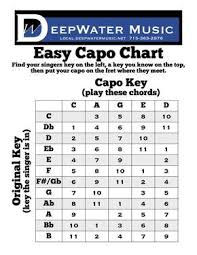 Pin By Leslie Allwhite On Capo Key Guitar Chords Music