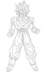 Son goku is a fictional character and main protagonist of the dragon ball manga series created by akira toriyama.he is based on sun wukong (known as son goku in japan and monkey king in the west), a main character in the classic chinese novel journey to the west (16th century), combined with influences from the hong kong martial arts films of jackie chan and bruce lee. Lineart 063 Vegetto 002 By Vicdbz Dragon Ball Super Art Dragon Ball Art Dragon Ball Artwork