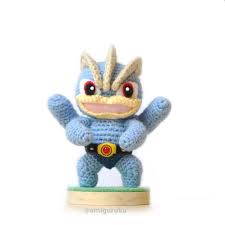 Crochet Pattern Of Machamp Pokemon Amigurumi Plushie Doll Etsy In 2021 Crochet Patterns Pokemon Dolls Crochet