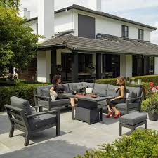 The Life Timber Aluminium Corner Furniture Set Is A Stunning Contemporary Garden And Patio Set That Can B Corner Dining Set Corner Sofa Garden Corner Sofa Set