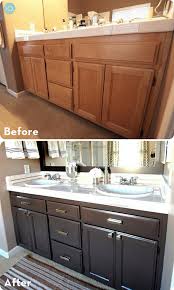 New bathroom fixtures or even painting your existing ones is another favorite in my list of easy bathroom upgrades. Best Of Curbly Top Ten Bathroom Makeovers Of 2011 Bathroom Mirrors Diy Home Remodeling Bathroom Mirror Makeover