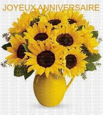 Je ne t'ai pas oublié et je te souhaite une joyeux anniversaire et bonne chance en ce jour spécial! Image Encre Joyeux Anniversaire Fleurs Bouquet Edited By Me Sunflower Tournesol Vase Flowers Fond Deco Colors Ivk Couleurs Decor Background Ink