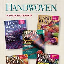 Details About 5 Issues On Cd Handwoven Magazine 2010 Waffle Weave Fabric Warp Velvet Cashmere
