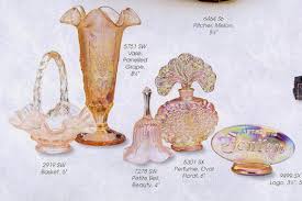 This is a wonderful piece. Olde Virginia Glass Made By Fenton Carnival Glass Worldwide