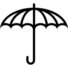 opened weather haw weather stroke umbrellas outline umbrella protection outlined tool stroke icon opened weather haw weather stroke