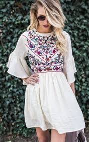 Summer Outfits Boho Soul Embroidered Dress Sh S Style Fashion Chic Summer Outfits Boho Summer Outfits