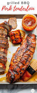 Grilled Bbq Pork Tenderloin Recipe Recipe Grilled Dinner Tenderloin Recipes Pork Tenderloin Recipes