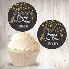 Wishing Everyone A Very Happy And Healthy New Year Thank You So Much For All Your Contributi New Year S Cupcakes Cupcake Toppers Printable Happy New Year 2019