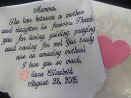 Mother Of The Bride Handkerchief Mother Of The Bride Gift Etsy Embroidered Handkerchief Wedding Personalized Handkerchief Wedding Bride Gifts
