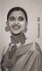 Kanchanabg Kanchanabg Twitter Beautiful and amazing popular actress drawing idea for beginner step by step. kanchanabg kanchanabg twitter