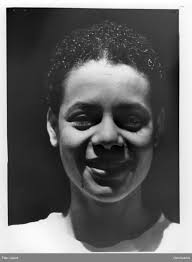 Portrait av Barbara Joner.Kontakt Nordic Black Theatre ved ev. bestilling  av kopier. -Oslo byarkiv