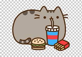 French Fries Pusheen Hamburger Fizzy Drinks Cat Png Pusheen Pusheen Cat Hamburger