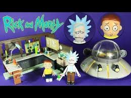 Rick Morty Spaceship And Garage Mcfarlane Toys Review Speed Build Youtube Cool Lego Creations Mcfarlane Toys Cool Lego